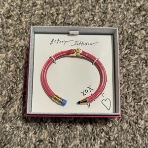 Betsy Johnson pencil bracelet